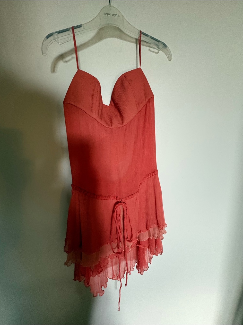 Ana Pires 100% silk strapless dress made in Italy